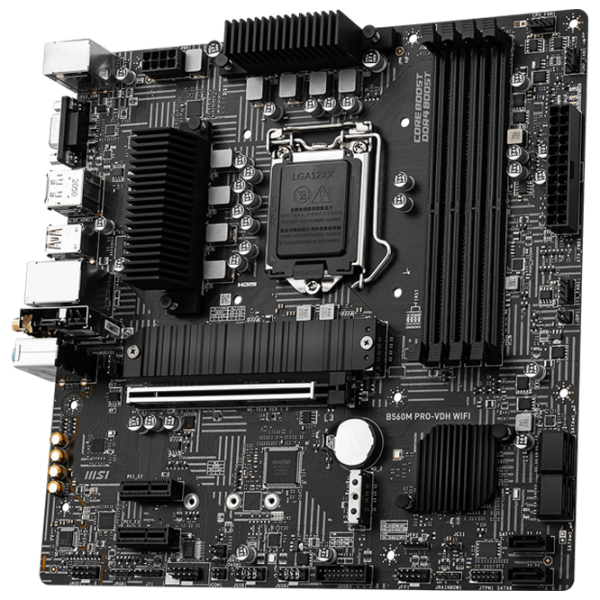 Материнская плата MSI MSI B560M PRO-VDH WIFI mATX/ Intel B560 photo 2 Материнская плата MSI MSI B560M PRO-VDH WIFI mATX/ Intel B560 photo 2