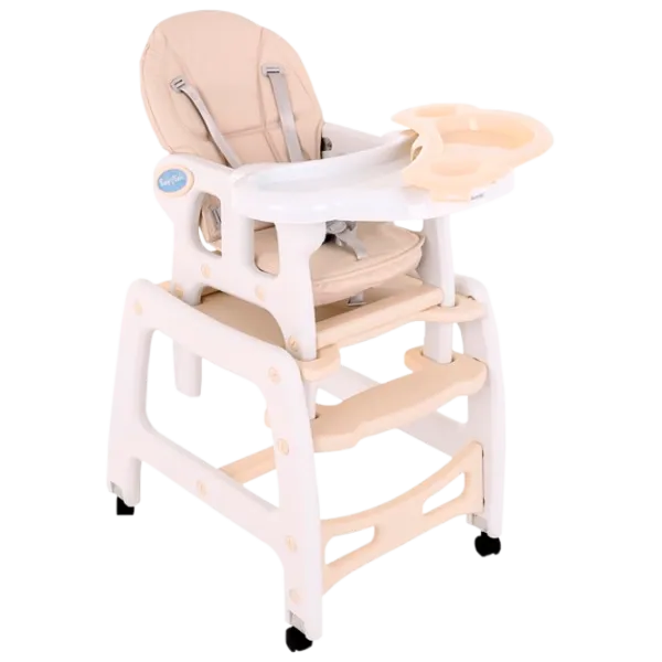 Scaun de masă Glamvers NIC (183802) Transformer/ 4 luni/ Beige photo 2