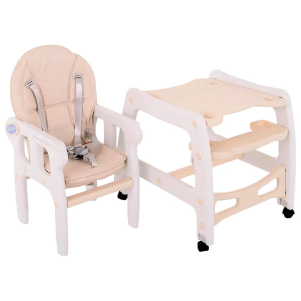 Scaun de masă Glamvers NIC (183802) Transformer/ 4 luni/ Beige photo 3