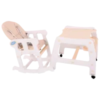 Scaun de masă Glamvers NIC (183802) Transformer/ 4 luni/ Beige photo 4