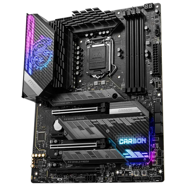 Материнская плата MSI MPG Z590 GAMING CARBON WIFI ATX/ Intel Z590 photo 2 Материнская плата MSI MPG Z590 GAMING CARBON WIFI ATX/ Intel Z590 photo 2