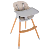 Scaun de masă Glamvers STILI (183819) Clasic/ 6 luni/ Beige photo 2
