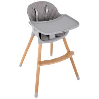 Scaun de masă Glamvers STILI (183826) Clasic/ 6 luni/ Gray photo 2