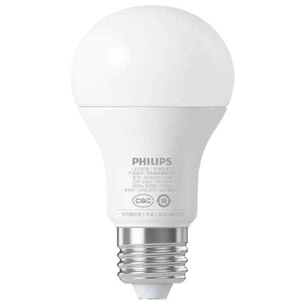 Умная лампочка светодиодная Philips GPX4005RT 9290012800 E27/ 6.5 Вт/ 5700 К/ 450лм/ White photo 2