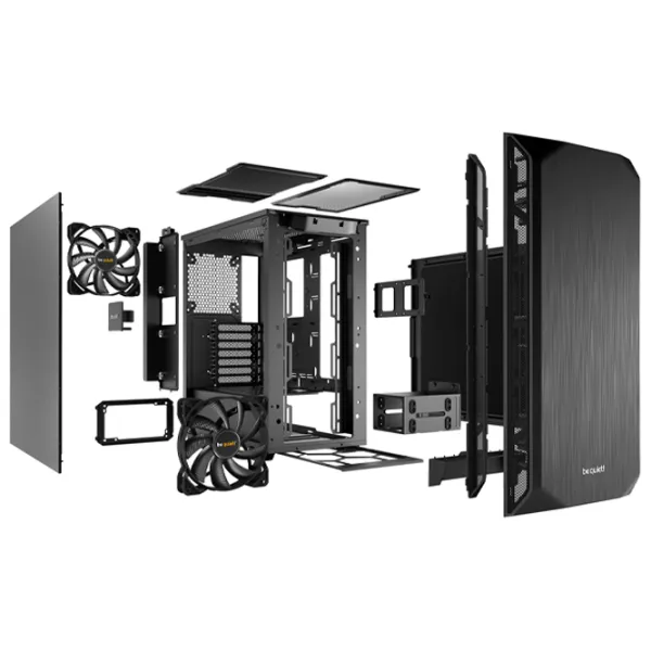 Carcasă Be quiet! Pure Base 500 Mid Tower / Window Gray photo 6