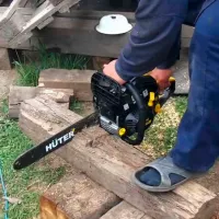 Fierăstrău cu lanţ Huter BS-45 pe benzină/ Black photo 11