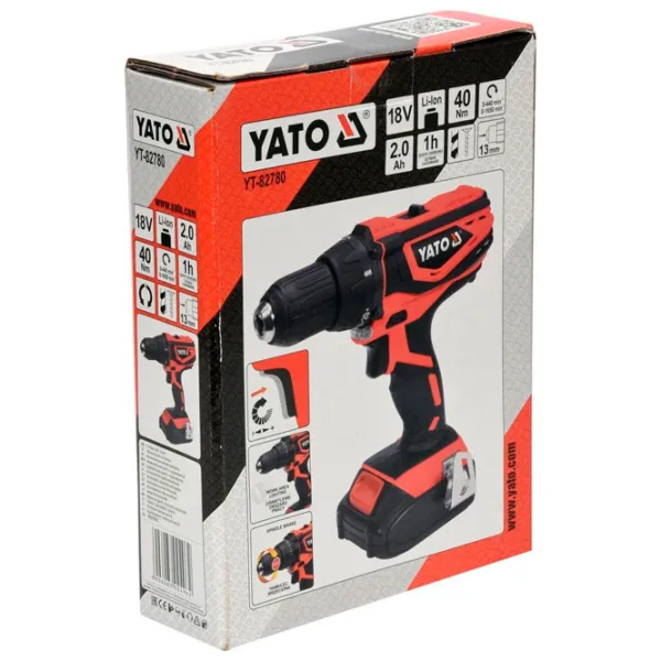 Дрель-шуруповерт Yato YT 82780 1650 об/мин photo 4