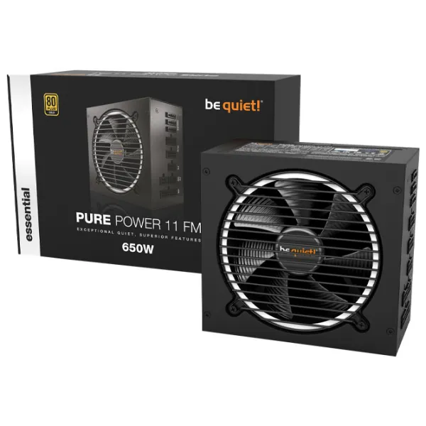 Sursă de alimentare Be quiet! PURE POWER 11 FM 80+ Gold 80+ Gold/ 650 W photo 3 Sursă de alimentare Be quiet! PURE POWER 11 FM 80+ Gold 80+ Gold/ 650 W photo 3