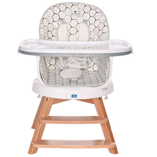 Стульчик для кормления Lorelli Napoli (10100472132) Растущий/ / Серый  photo 3 Стульчик для кормления Lorelli Napoli (10100472132) Растущий/ / Серый  photo 3