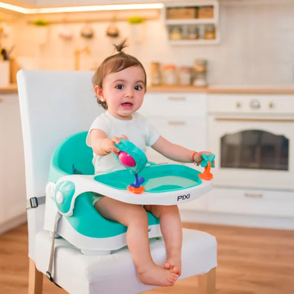 Scaun de masă Lorelli Pixi (10100280001) Buster/ 6 luni/ Green photo 2 Scaun de masă Lorelli Pixi (10100280001) Buster/ 6 luni/ Green photo 2