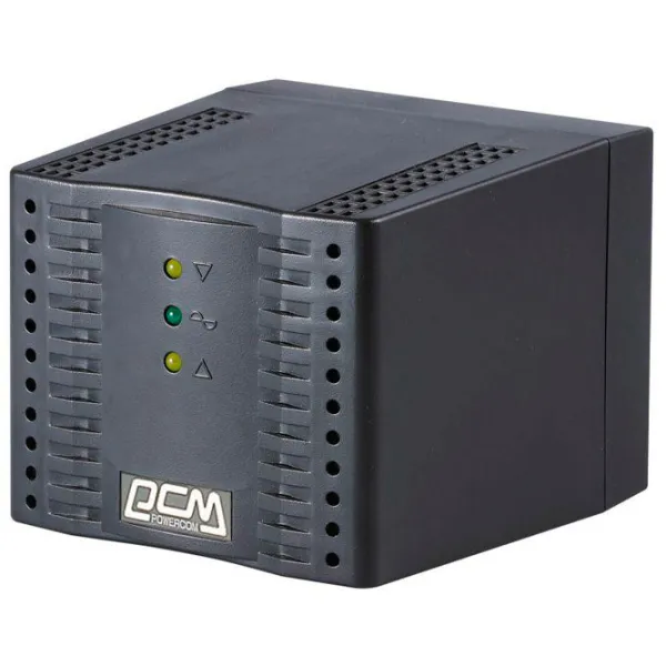 Стабилизатор напряжения PowerCom TCA-3000 Черный photo 2