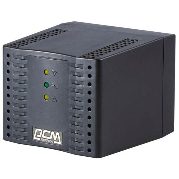 Стабилизатор напряжения PowerCom TCA-3000 Черный photo 2