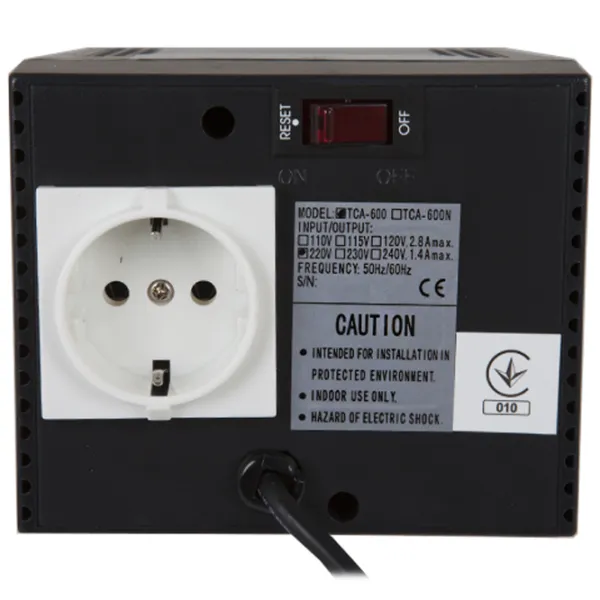 Стабилизатор напряжения PowerCom TCA-3000 Черный photo 4