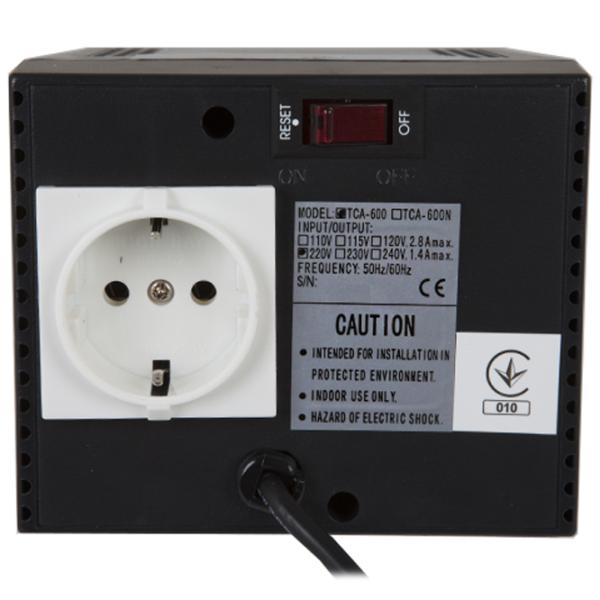 Стабилизатор напряжения PowerCom TCA-3000 Черный photo 4