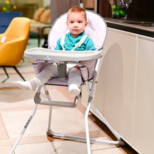 Scaun de masă Lorelli Cookie (10100242129) Clasic/ 6 luni / Gray  photo 3 Scaun de masă Lorelli Cookie (10100242129) Clasic/ 6 luni / Gray  photo 3