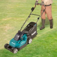 Газонокосилка аккумуляторный Makita DLM382PM2 photo 2