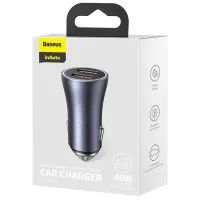 Încărcător auto Baseus Golden Contactor Pro Dark Gray photo 5