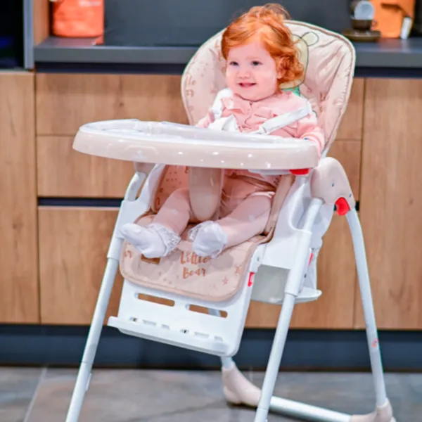 Scaun de masă Lorelli Dulce (10100452132) Clasic/ 6 luni / White  photo 3 Scaun de masă Lorelli Dulce (10100452132) Clasic/ 6 luni / White  photo 3