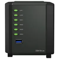 DiscStation Synology DS419slim Black photo 2