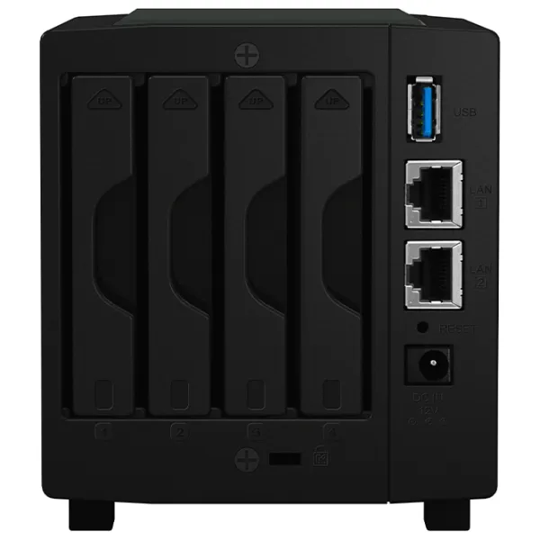 DiscStation Synology DS419slim Black photo 4