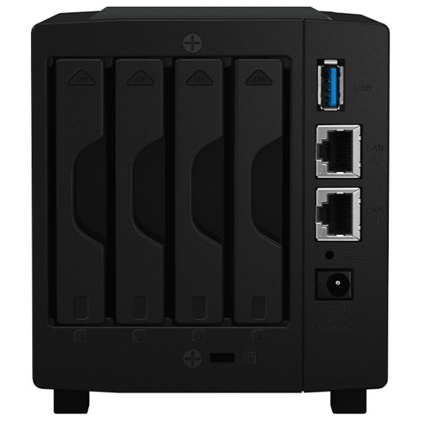DiscStation Synology DS419slim Black photo 4