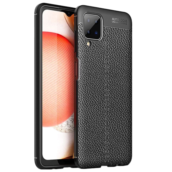 Husă pentru smartphone Samsung Galaxy A12/ Galaxy M12 Rival/ Back/ ECO Piele/ Black photo 3