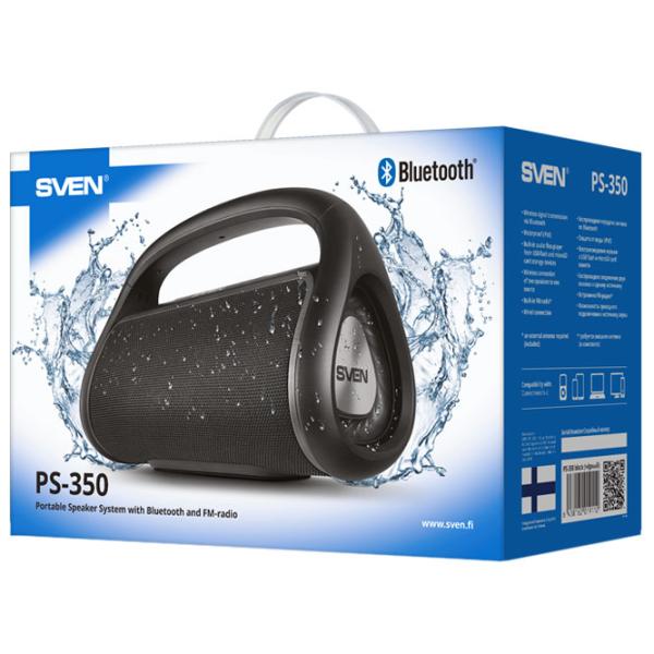 Портативная колонка Sven PS-350 30 Вт/ Черный photo 5 Портативная колонка Sven PS-350 30 Вт/ Черный photo 5