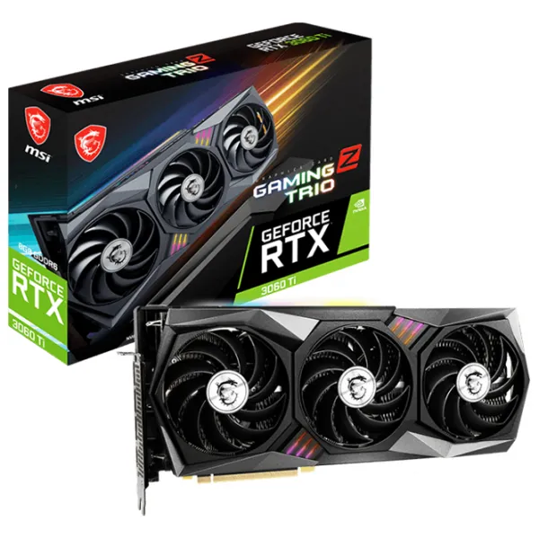 Placă video MSI GeForce RTX 3060 Ti GAMING Z TRIO 8G LHR PCI Express 4.0 / 8 GB photo 4