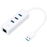 Adaptor de rețea TP-Link UE330 LAN/ White photo 2