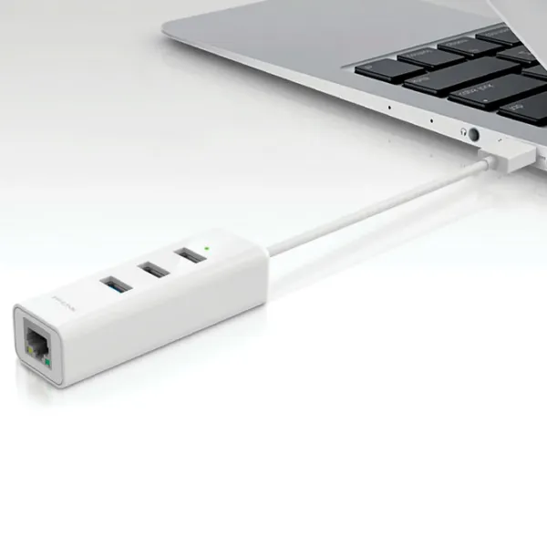 Adaptor de rețea TP-Link UE330 LAN/ White photo 4