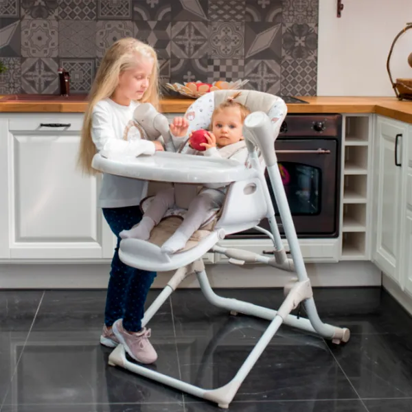 Scaun de masă Lorelli Ventura (10100302150) Transformer/ 0 luni / Brown  photo 4 Scaun de masă Lorelli Ventura (10100302150) Transformer/ 0 luni / Brown  photo 4