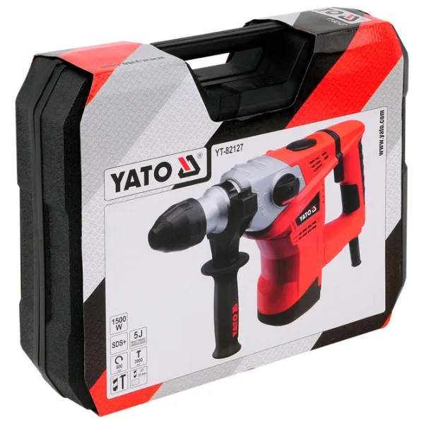 Перфоратор Yato YT82127 1500 Вт / Красный photo 5