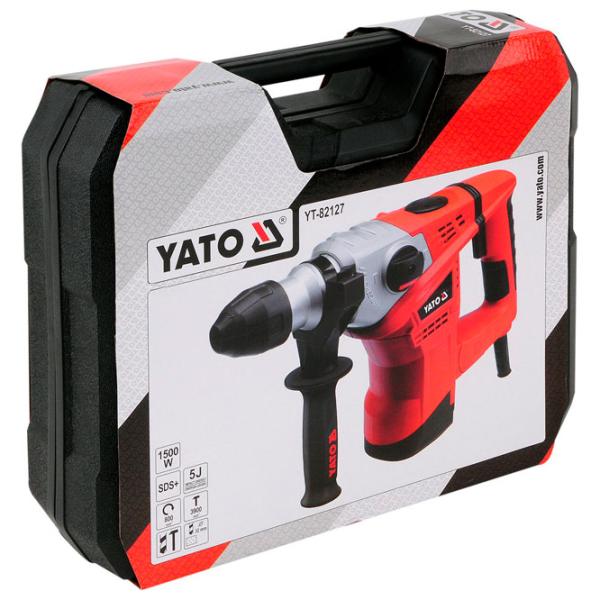 Перфоратор Yato YT82127 1500 Вт / Красный photo 5