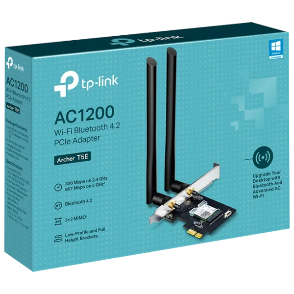 Сетевой адаптер TP-Link Archer T5E Черный photo 2
