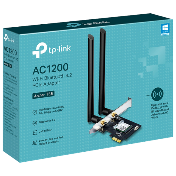 Сетевой адаптер TP-Link Archer T5E Черный photo 2