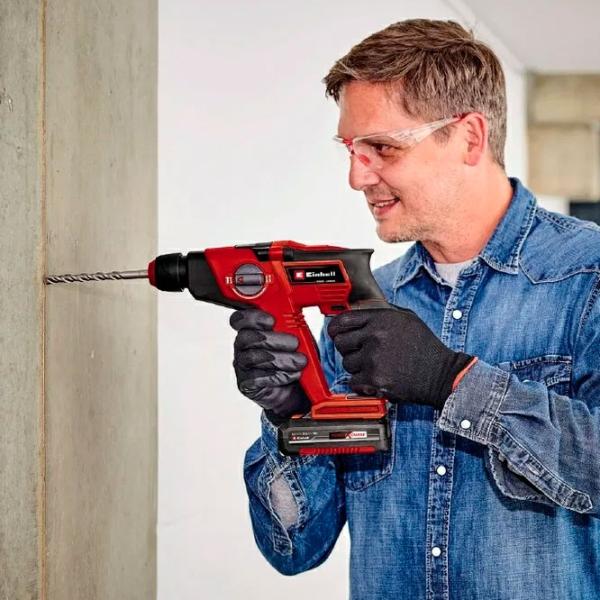 Перфоратор Einhell TE-HD 18/12 Li Solo  / Красный photo 5
