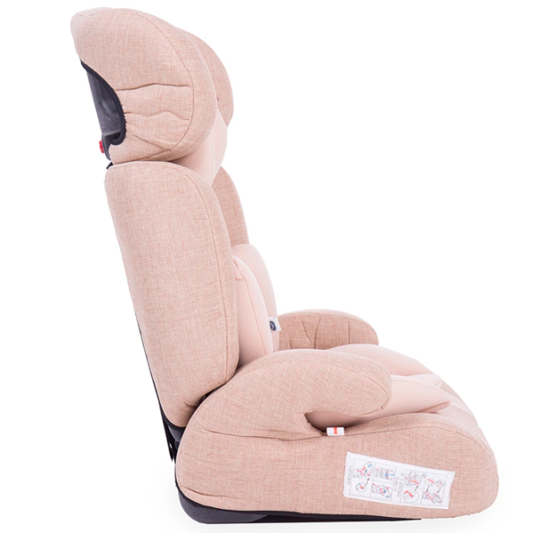 Детское автокресло Kikka Boo Zimpla  9 месяцев - 12 лет / / Бежевый photo 4
