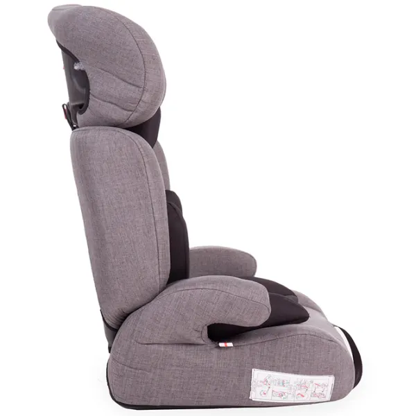 Детское автокресло Kikka Boo Zimpla  9 месяцев - 12 лет / / Серый photo 4