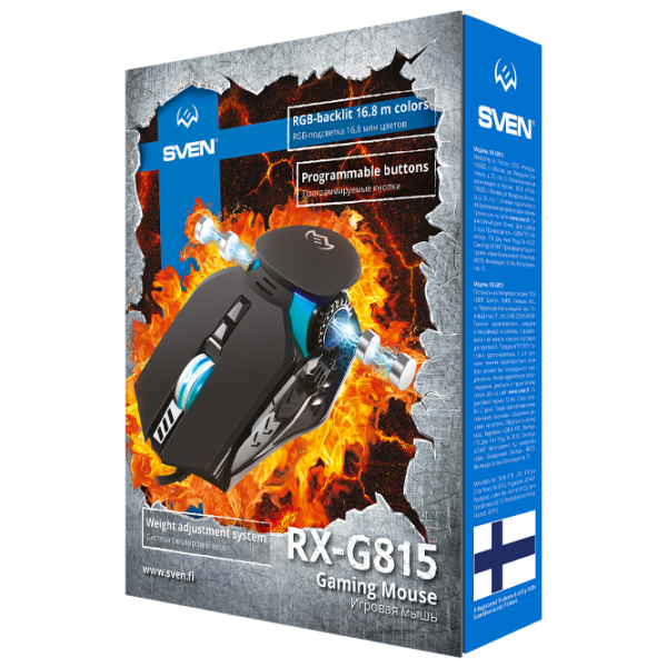 Мышь Sven RX-G815 USB/ Черный photo 12