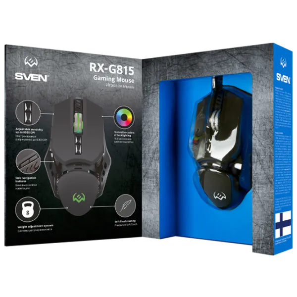 Мышь Sven RX-G815 USB/ Черный photo 13
