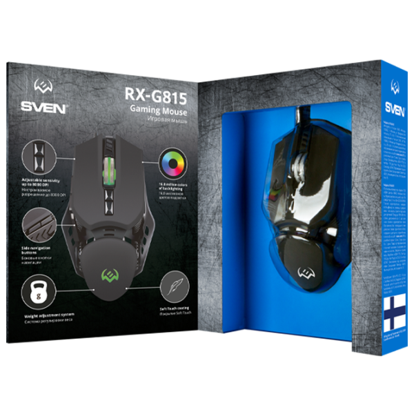 Мышь Sven RX-G815 USB/ Черный photo 13