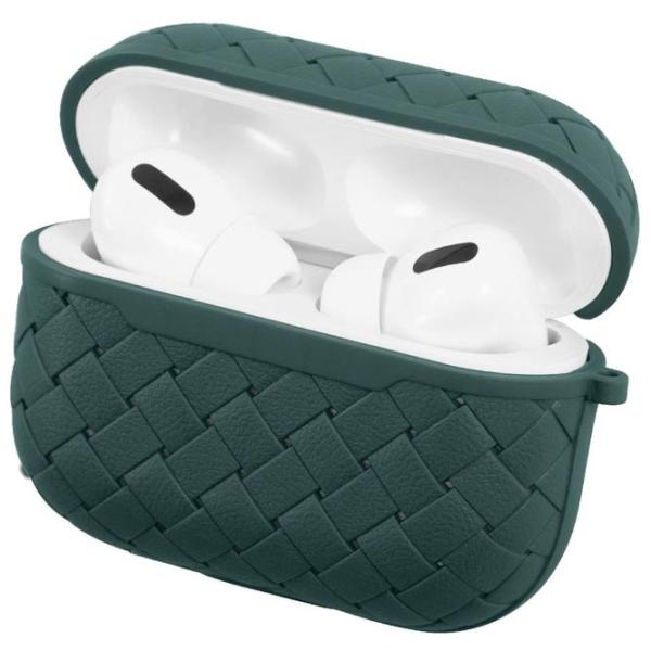 Чехол для наушников Apple AirPods Pro (Weaving) Ncase/ Термополиуретан/ Зелёный photo 2