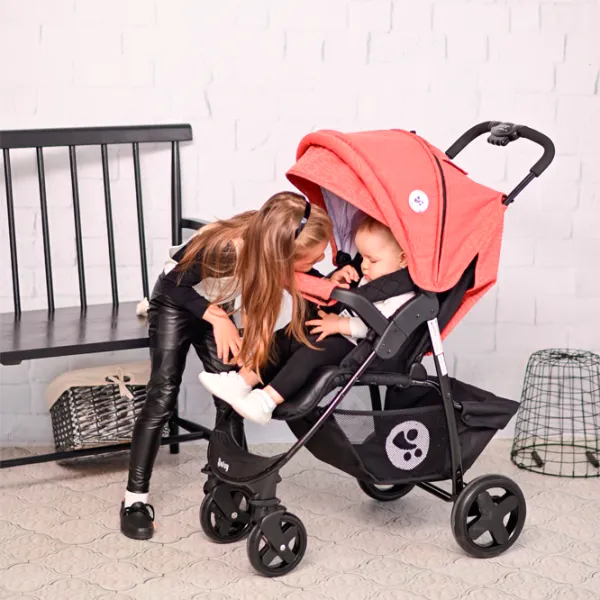 Детская коляска Lorelli Daisy Basic 10021632123/ Серый photo 4