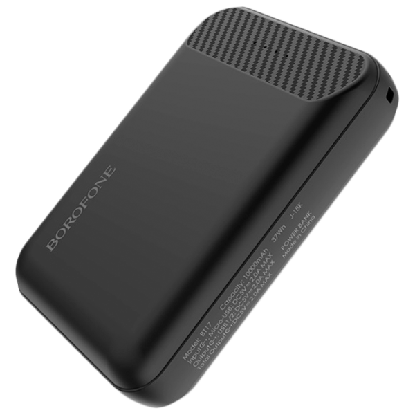 Power Bank Borofone BT17 RayPower mini 10000 мАч/ Черный photo 3