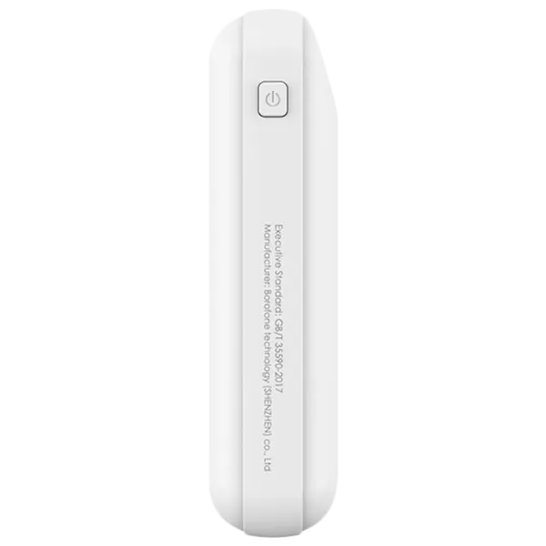 Power Bank Borofone BT17 RayPower mini 10000 mAh/ White photo 3 Power Bank Borofone BT17 RayPower mini 10000 mAh/ White photo 3