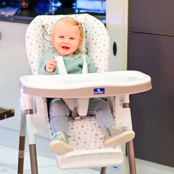 Scaun de masă Lorelli Felicita (10100422072C) Clasic/ 6 luni / Blue  photo 3