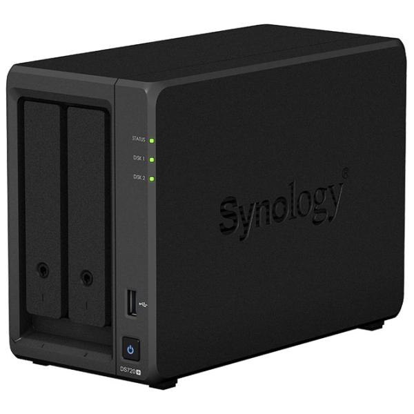 Сетевое хранилище Synology DS720+ Черный photo 2