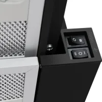 Hotă Hansa OTP6233BH Telescopică/ Black/ Inox photo 6