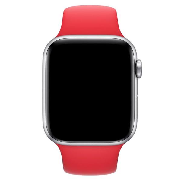 Curelușă Apple Watch MWUQ2ZM/ A Silicon/ Red photo 2 Curelușă Apple Watch MWUQ2ZM/ A Silicon/ Red photo 2