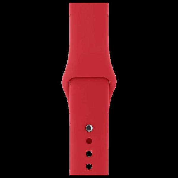 Curelușă Apple Watch MWUQ2ZM/ A Silicon/ Red photo 3 Curelușă Apple Watch MWUQ2ZM/ A Silicon/ Red photo 3